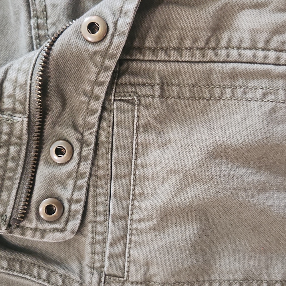 Madewell Khaki Utility Military Dispatch Cargo Green Jacket Size XXS - Picture 9 of 16